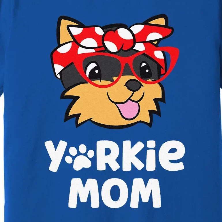 Yorkie Mom Proud Yorkshire Terrier Mama Mom Premium T-Shirt