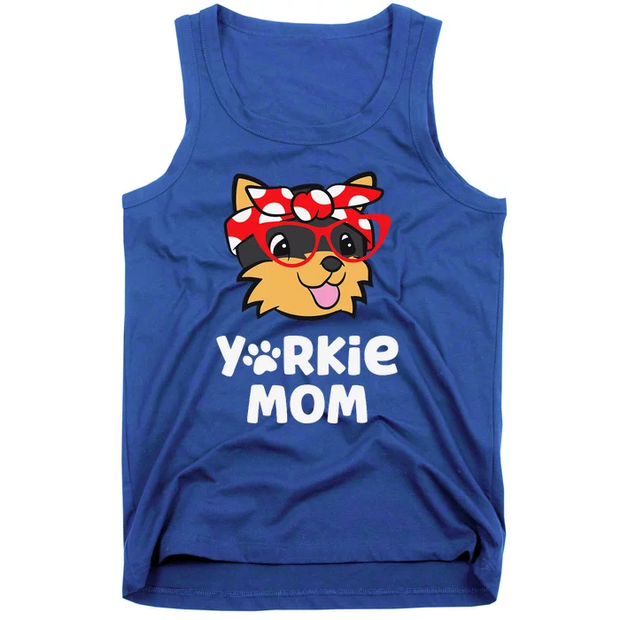 Yorkie Mom Proud Yorkshire Terrier Mama Mom Tank Top