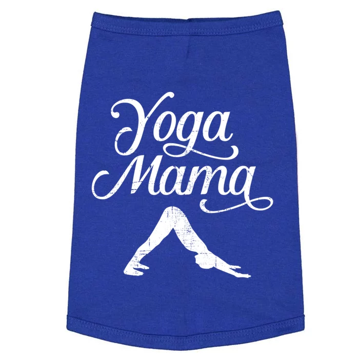 Yoga Mama Pretty Text And Graphic Design Gift Doggie Tank