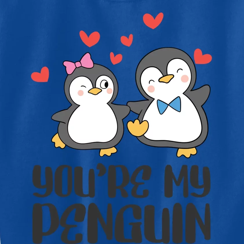 You're My Penguin Valentines Day Couples In Love Gift Kids Sweatshirt