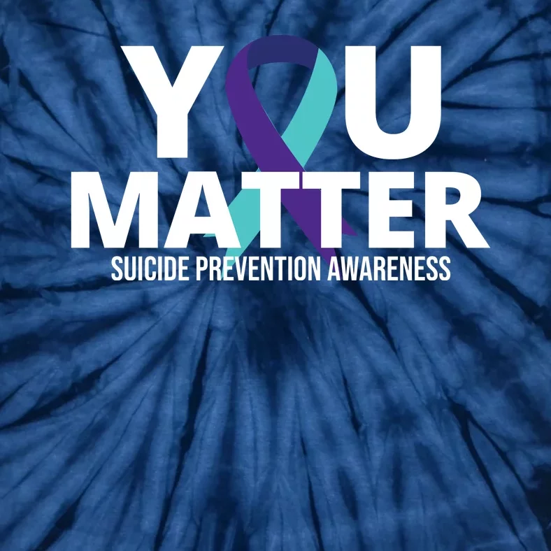 You Matter Suicide Prevention Awareness Ribbon Tie-Dye T-Shirt