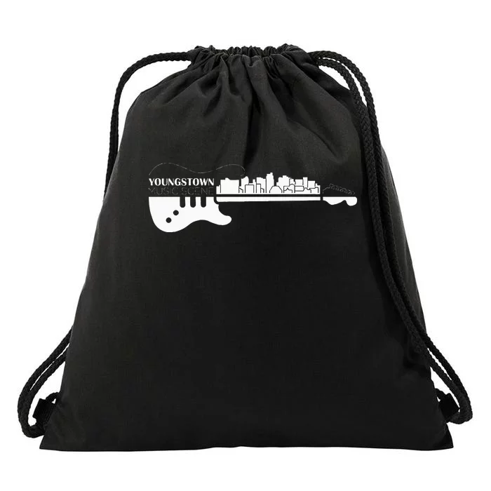 Youngstown Music Scene Drawstring Bag