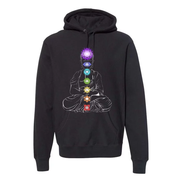 Yoga Meditation Spiritual Body Energy Chakra Premium Hoodie