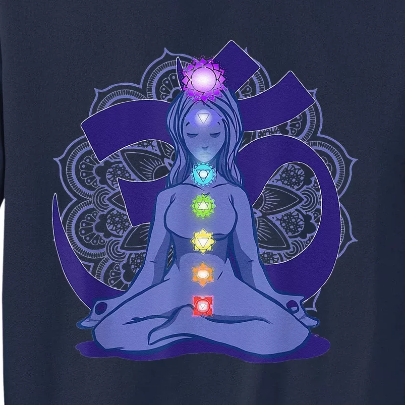 Yoga Meditation Spiritual Body Energy Chakra Tall Sweatshirt