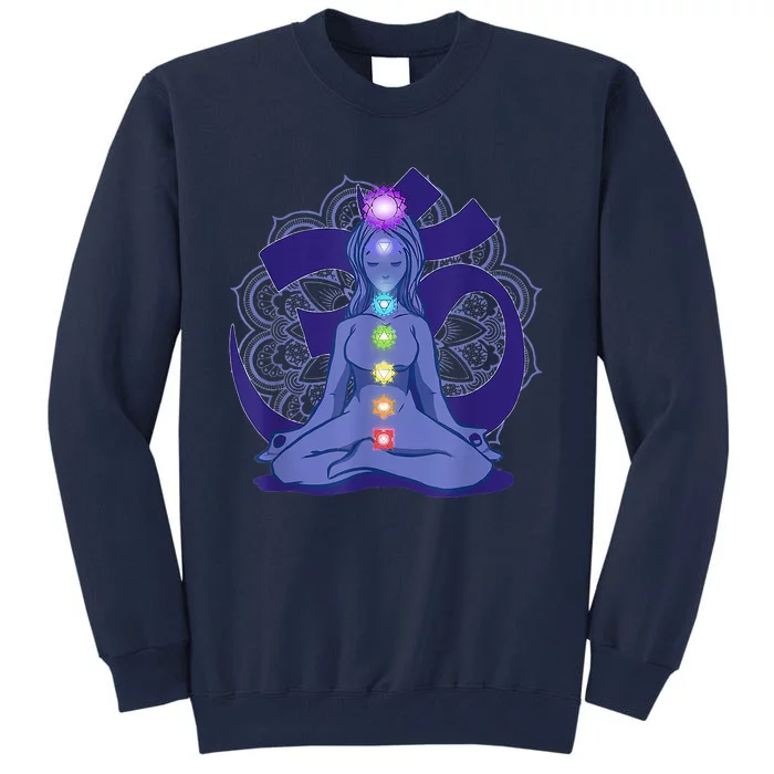 Yoga Meditation Spiritual Body Energy Chakra Tall Sweatshirt