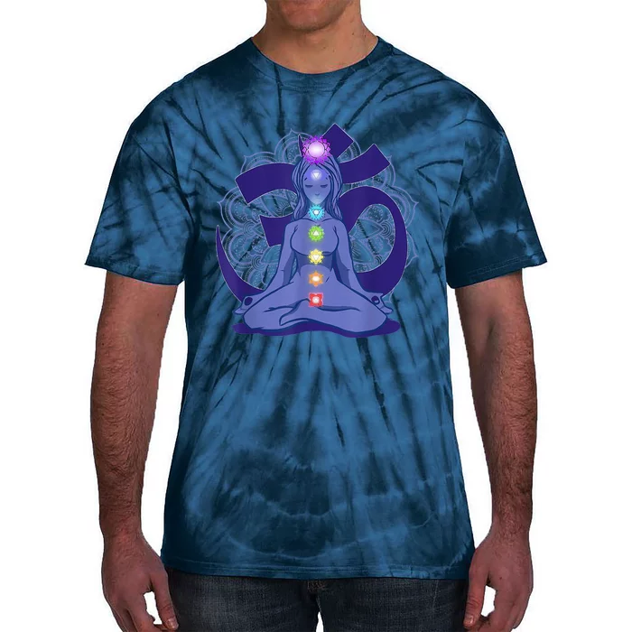 Yoga Meditation Spiritual Body Energy Chakra Tie-Dye T-Shirt