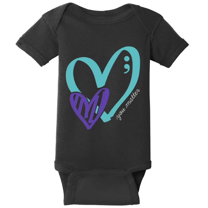 You Matter Suicide Prevention Awareness Baby Bodysuit