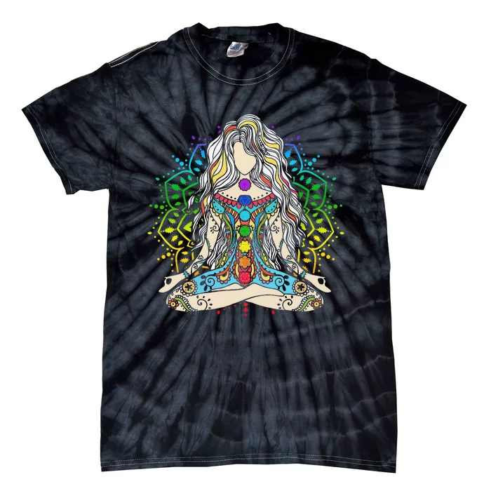 Yoga Meditation Spiritual Body Energy Chakra Buddha Tie-Dye T-Shirt