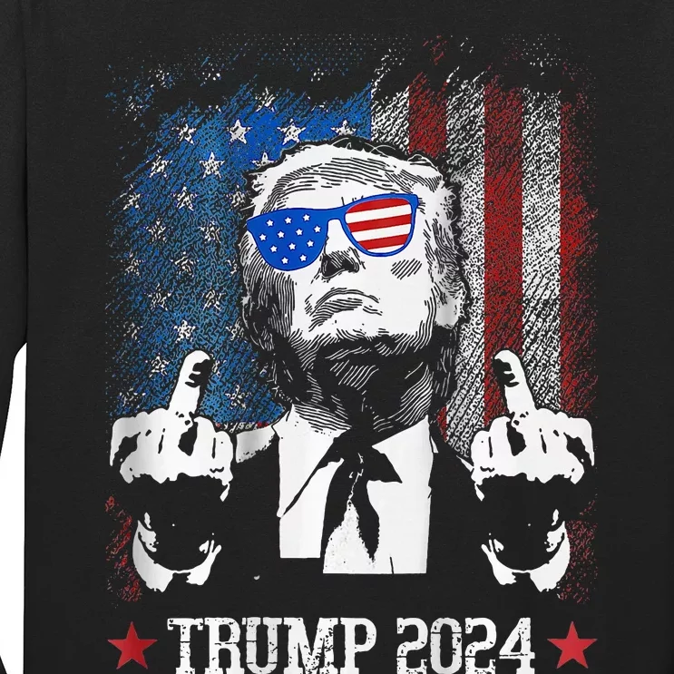 You Missed Shot Republican Pro Trump President 2024 Long Sleeve Shirt