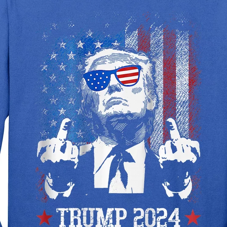 You Missed Shot Republican Pro Trump President 2024 Tall Long Sleeve T-Shirt