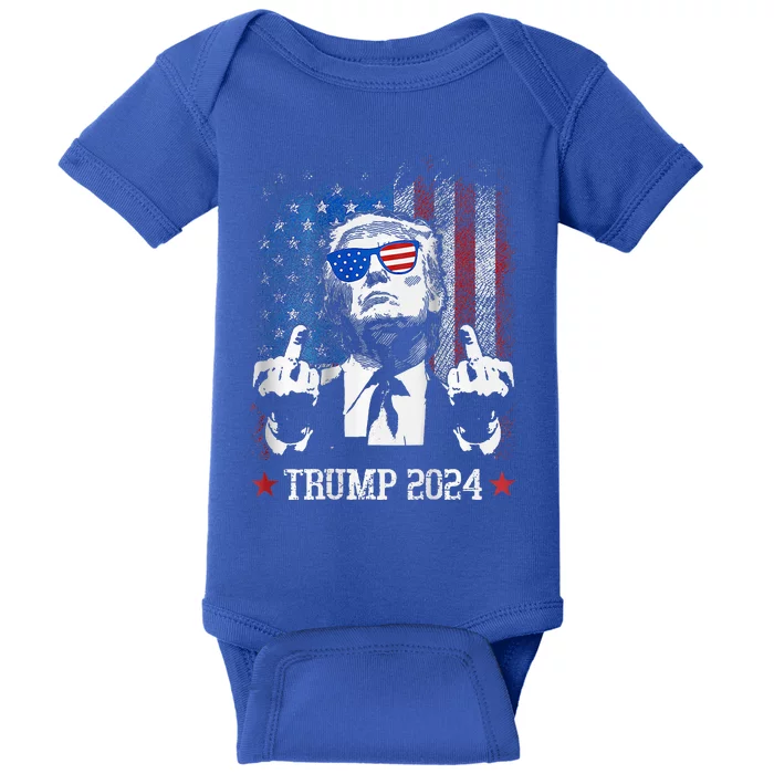 You Missed Shot Republican Pro Trump President 2024 Baby Bodysuit