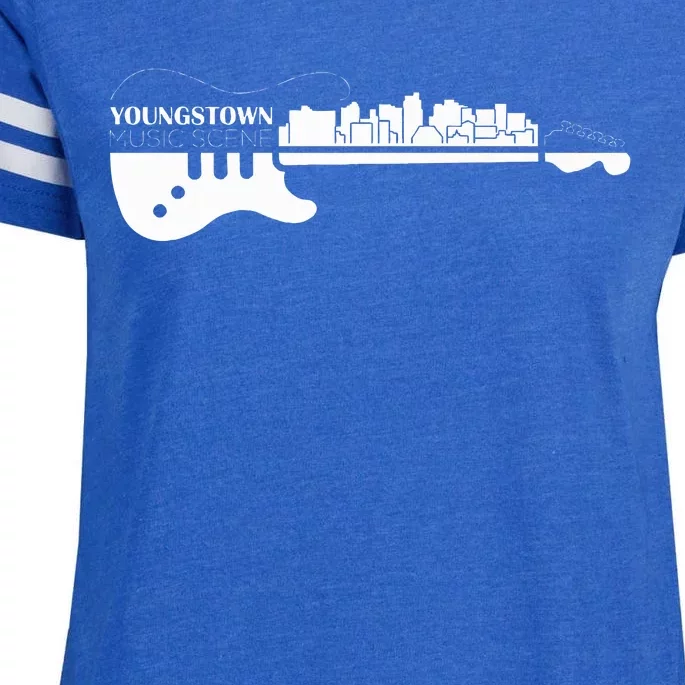 Youngstown Music Scene Enza Ladies Jersey Football T-Shirt