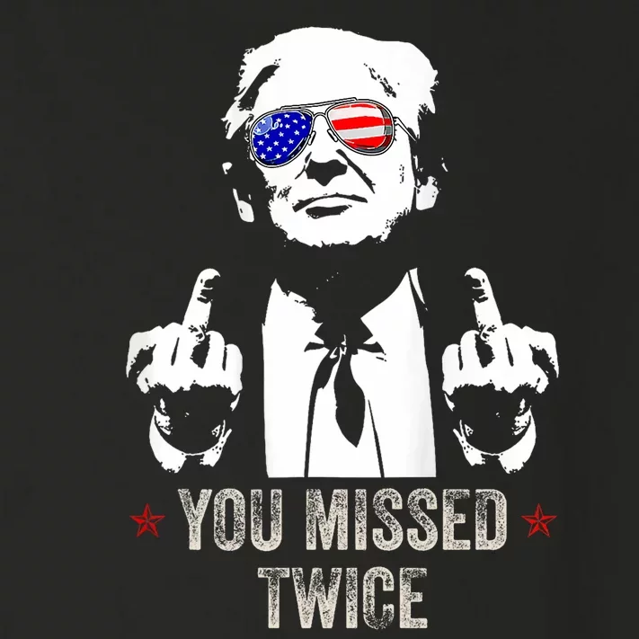 You Missed Twice President Donald Trump Toddler Long Sleeve Shirt