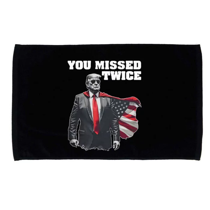 You Missed Twice Trum Microfiber Hand Towel