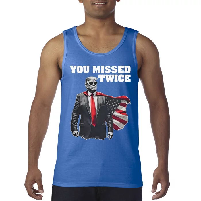 You Missed Twice Trum Tank Top