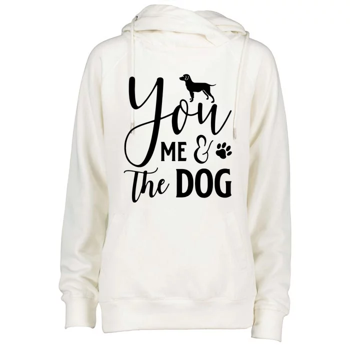 You Me & The Dog Womens Funnel Neck Pullover Hood