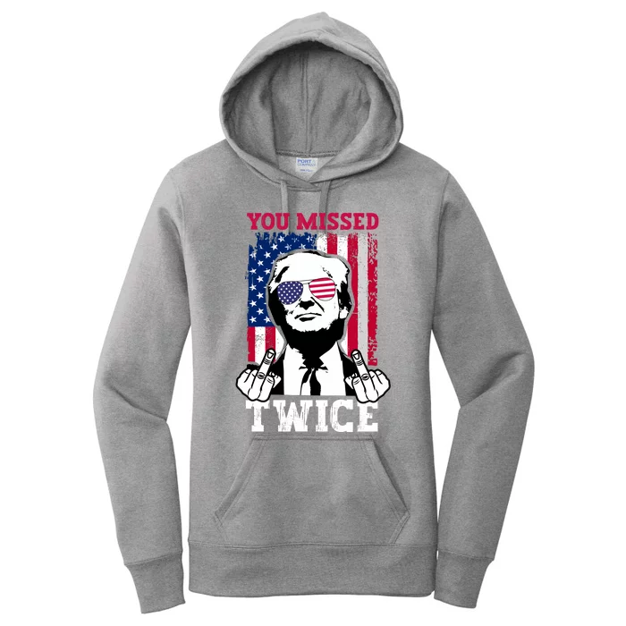 You Missed Twice Women's Pullover Hoodie