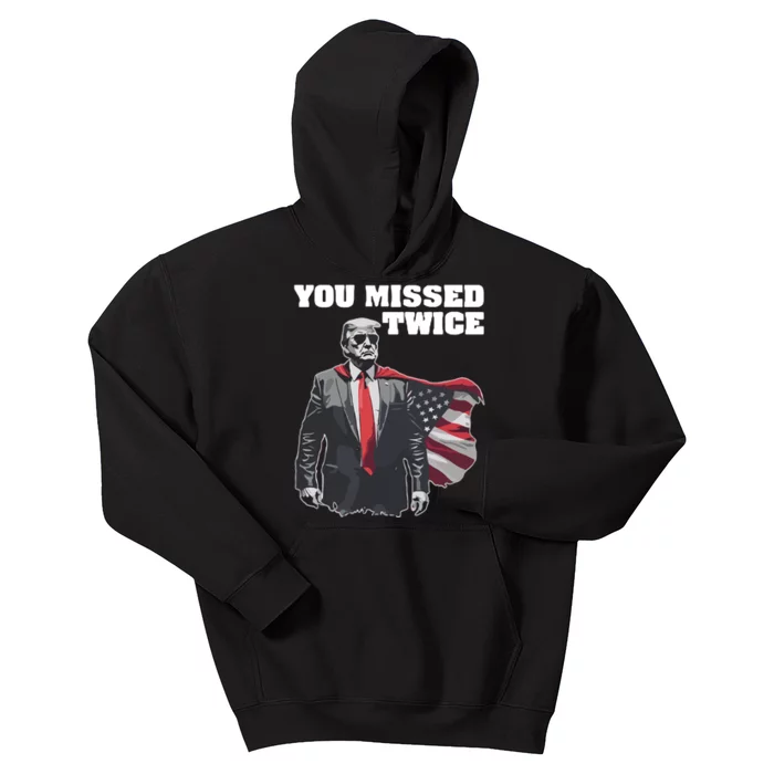 You Missed Twice Kids Hoodie