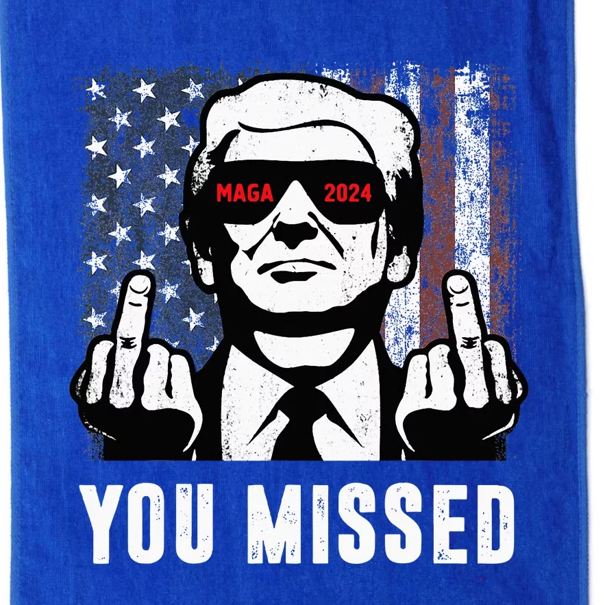 You Missed Trump Fingers Usa Maga 2024 Platinum Collection Golf Towel