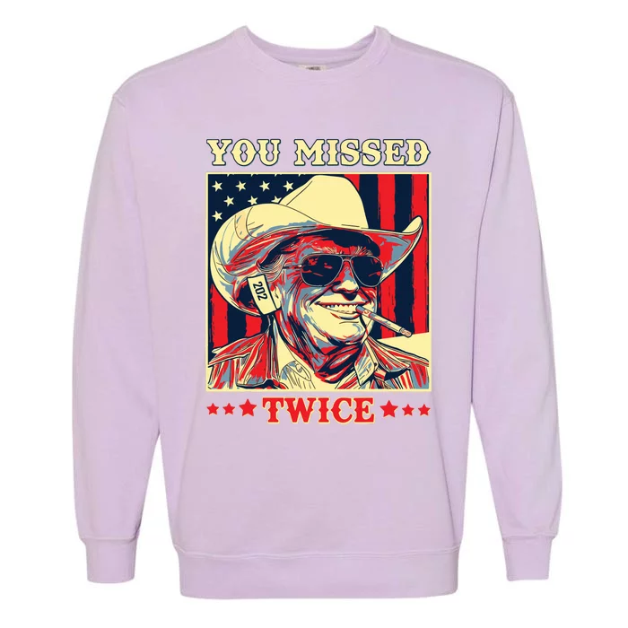 You Missed Twice Garment-Dyed Sweatshirt