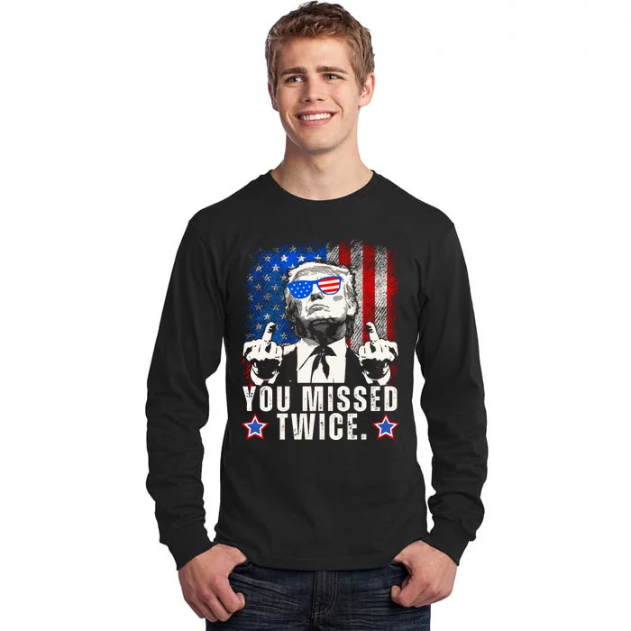 You Missed Twice Tall Long Sleeve T-Shirt