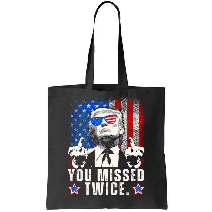 You Missed Twice Tote Bag