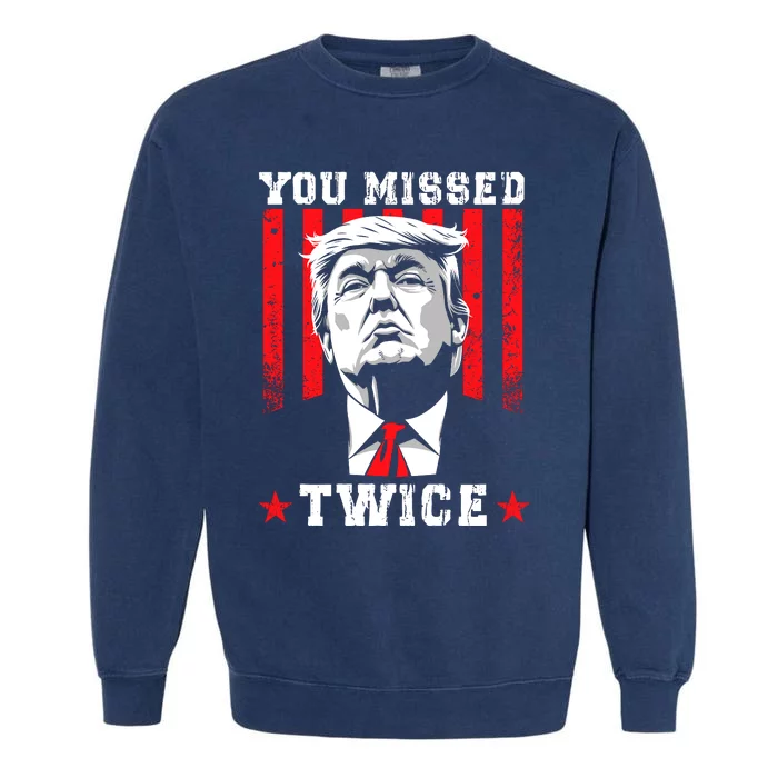 You Missed Twice Garment-Dyed Sweatshirt