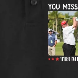 You Missed Twice Trump Florida Trump 2024 Dry Zone Grid Performance Polo