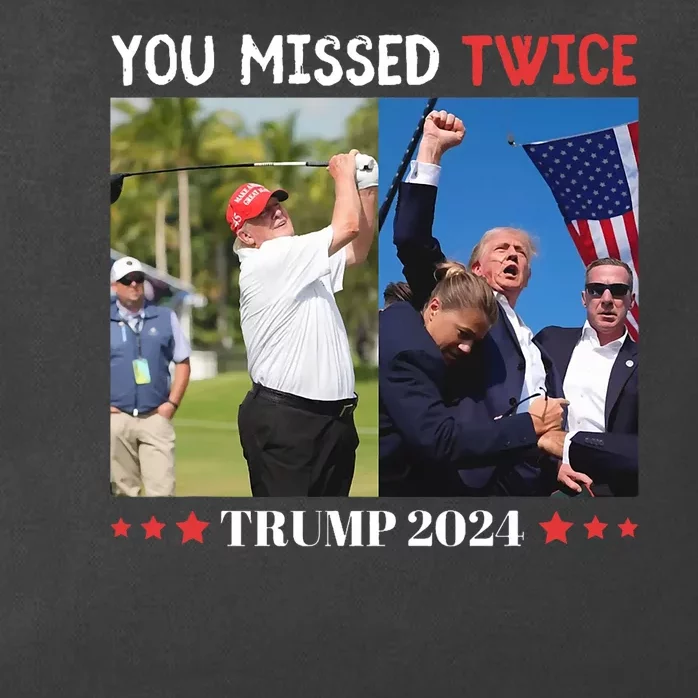 You Missed Twice Trump Florida Trump 2024 Zip Tote Bag