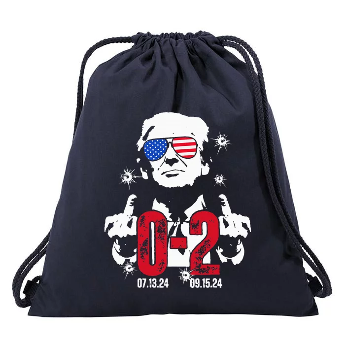 You Missed Trump Again 2024 02 Election2024 Drawstring Bag