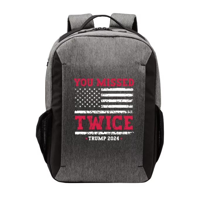 You Missed Twice Trump Assassination Attempt Vector Backpack