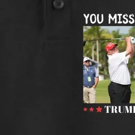 You Missed Twice Trump Florida Trump 2024 Dry Zone Grid Performance Polo