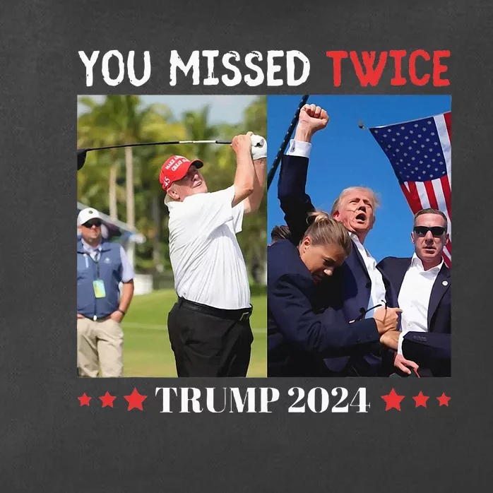 You Missed Twice Trump Florida Trump 2024 Zip Tote Bag