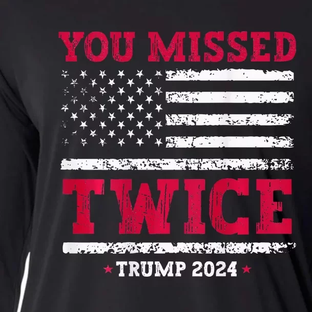 You Missed Twice Trump Assassination Cooling Performance Long Sleeve Crew