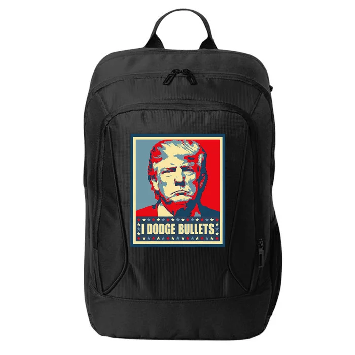 You Missed Trump I Dodge Bullets City Backpack