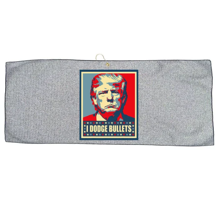 You Missed Trump I Dodge Bullets Large Microfiber Waffle Golf Towel