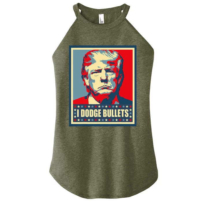 You Missed Trump I Dodge Bullets Women’s Perfect Tri Rocker Tank