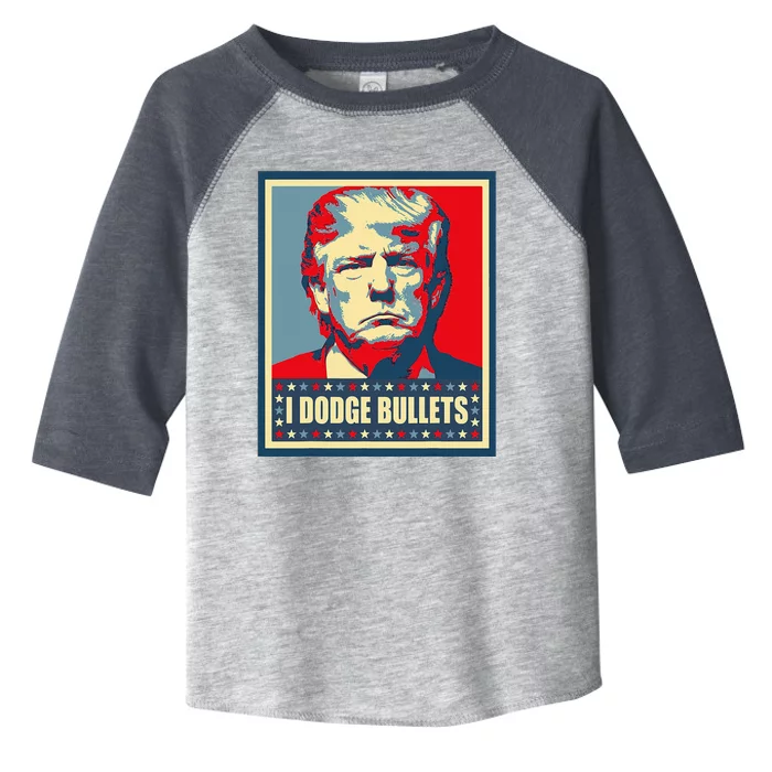 You Missed Trump I Dodge Bullets Toddler Fine Jersey T-Shirt