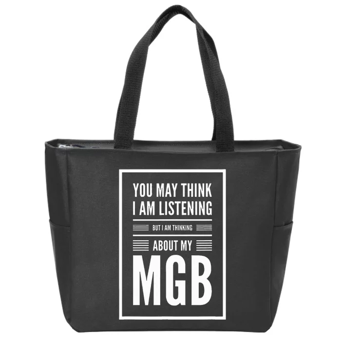 You my think I am listening Zip Tote Bag