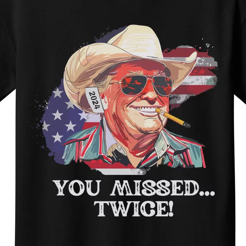 You Missed Twice Kids T-Shirt