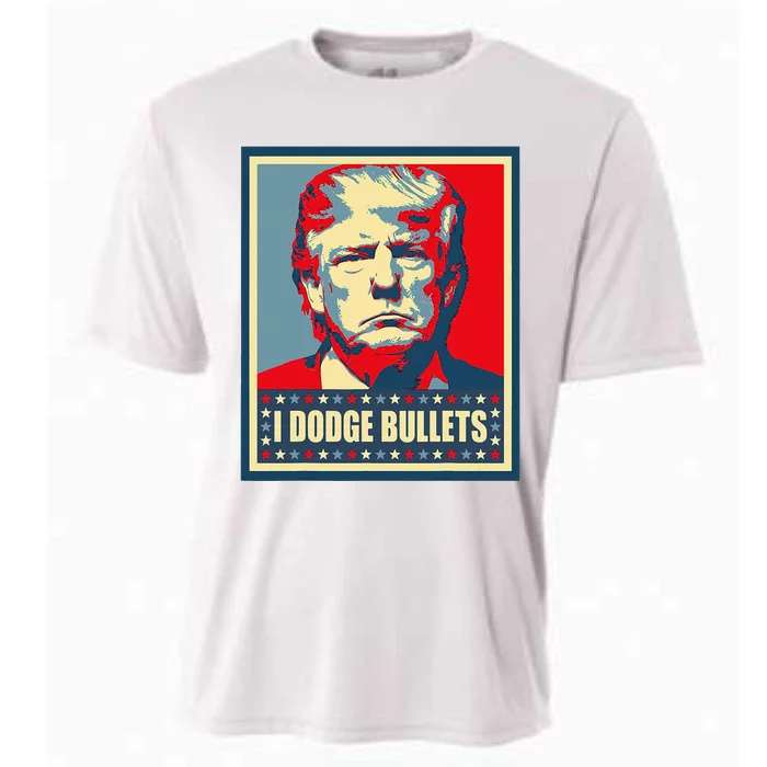 You Missed Trump I Dodge Bullets Cooling Performance Crew T-Shirt