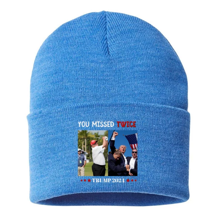 You Missed Trump Sustainable Knit Beanie