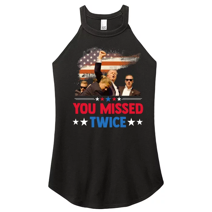 You Missed Twice Women’s Perfect Tri Rocker Tank