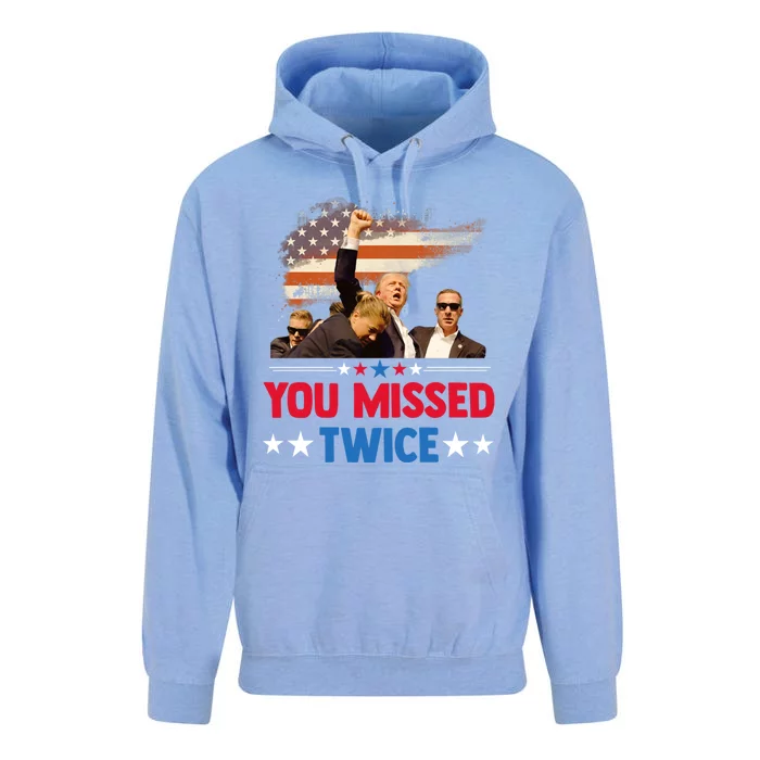 You Missed Twice Unisex Surf Hoodie