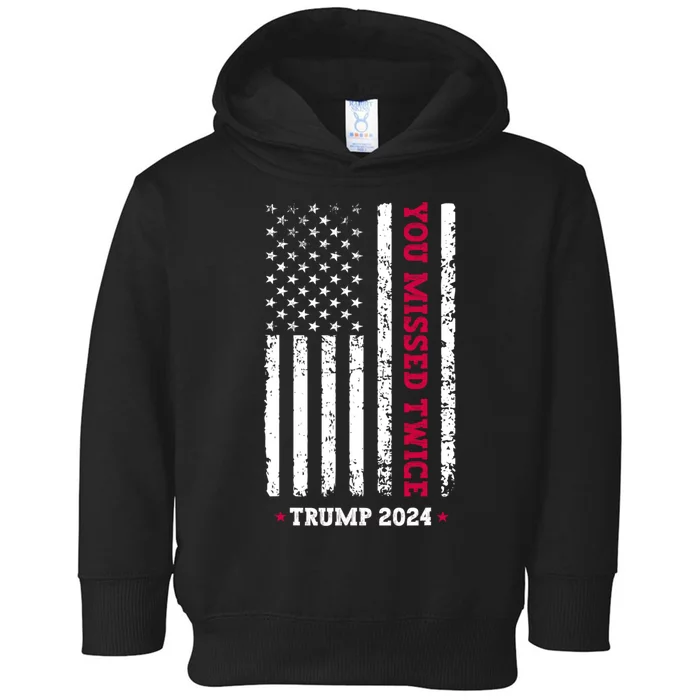 You Missed Twice Toddler Hoodie