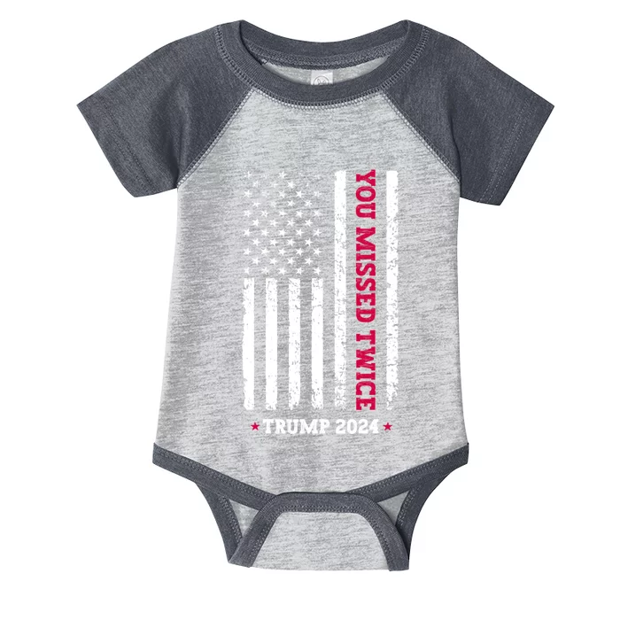 You Missed Twice Infant Baby Jersey Bodysuit