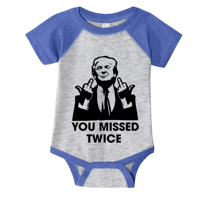 You Missed Twice Infant Baby Jersey Bodysuit