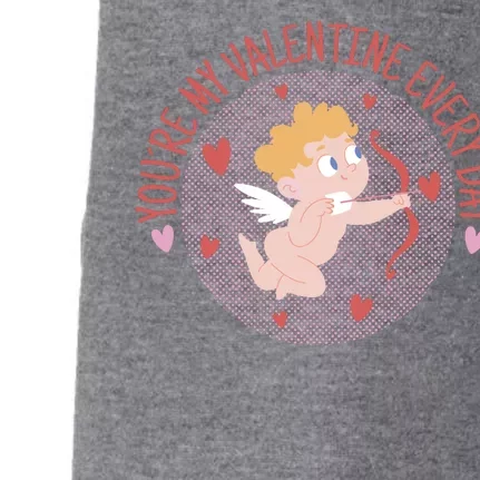 You're My Valentine Everyday Cupid Doggie 3-End Fleece Hoodie