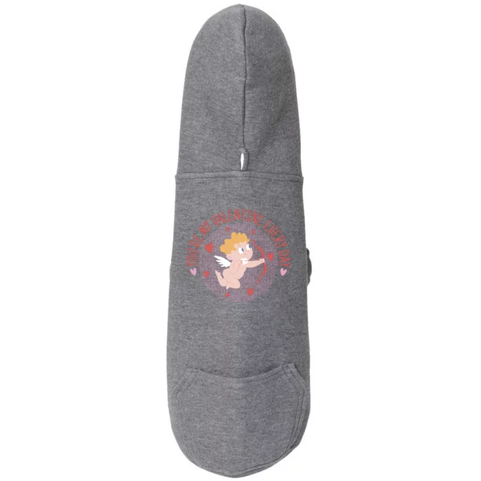 You're My Valentine Everyday Cupid Doggie 3-End Fleece Hoodie