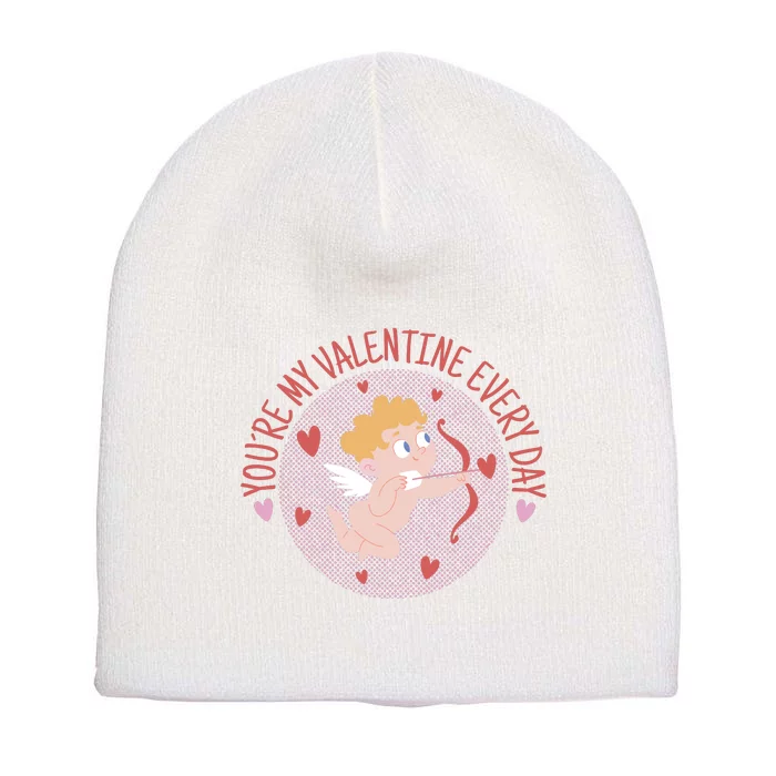 You're My Valentine Everyday Cupid Short Acrylic Beanie